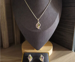 conjunto hoja tricolor